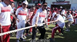 Foto. Salahsatu Kemeriahan Lomba Perayaan HUT Kemerdekaan RI ke-80 di Sumenep