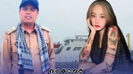 Foto. Ilustrasi Perempuan Bertato (Kanan), Kepala Desa Sapeken Joni Junaidi (Kiri). 