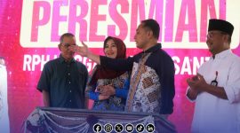 Foto. Dr Lia Istifhama, S.Sos.i., M.E.I Senator DPD RI Jawa Timur dalam Momentum peresmian RPH-U Surabaya