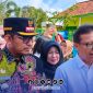 Foto. Bupati Sumenep, Dr H Achmad Fauzi Wongsojudo, SH.,MH saat menemani kunjungan Menteri Kesehatan (Menkes) Budi Gunadi Sadikin. 