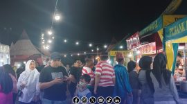 Foto. Tampak Pengunjung Madura Culture Festival 2025 saat memadati Stand UMKM Lokal