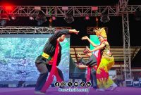 Foto. Penampilan Bandung Sewu dari Kabupaten Banyuwangi di Madura Culture Festival #3 2025 Kabupaten Sumenep