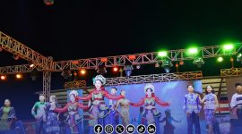 Foto. Penampilan Dangdut Danglung Asal kabupaten Lumajang Jawa Timur di Momen Madura culture Festival #3 
