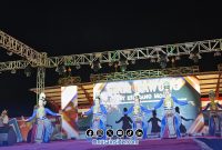 Foto. Tari kawung asal Situbondo di Madura culture Festival #3 Sumenep