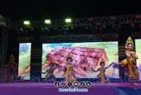 Foto. Tari Putri Jember dari asal Jember saat Tampil di Malam Ketiga Madura Culture Festival #3 