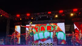 Foto. Penampilan Tari Akeppay Kabupaten Bangkalan di Event Madura Culture Festival #3 Sumenep
