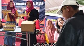 Foto. Kunjungan Bupati Sumenep di Stand perusahaan Rokok (PR) Campalok Perkasa indah dalam momentum Festival Tembakau 2025 rangkaian Madura Night Vaganza 2025.