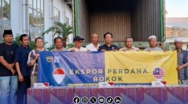 Foto. Ekspor Perdana Rokok King Djava Go Malaysia, Kamis 4 September 2025.