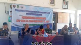 Foto. Kegiatan Musrenbangdes Lenteng Barat kecamatan Lenteng Sumenep. 