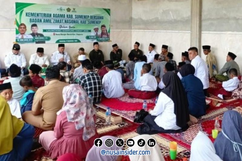 Foto. Launching Kampung Zakat Baznas Sumenep. 