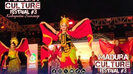 Foto. Salah satu penampilan Asal Kabupaten Tapal Kuda Jawa Timur di Event Madura Culture Festival 2025