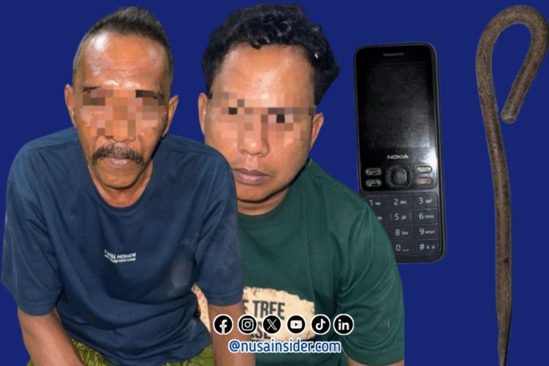 Foto. Dua Pelaku Pencurian Asal kecamatan Batang-batang Sumenep