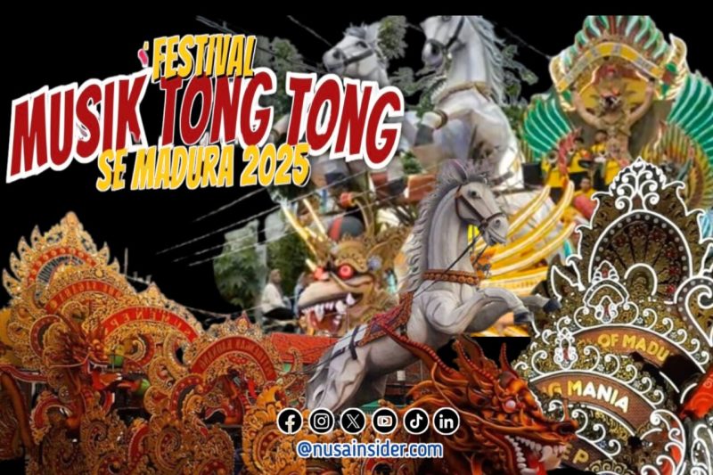 Foto. Absenya Tiga Grup Musik Tong-tong Gong Mania, Lendhu Sagara dan Dewa Amor di Festival 2025.