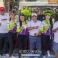 Foto. bersama Kepala Disbudporapar Sumenep Mohammad Iksan, S.Pd., MT saat melakukan Sesi foto bersama Instruktur Sumenep Bugar 2025 di Areal Taman Adipura kabupaten setempat