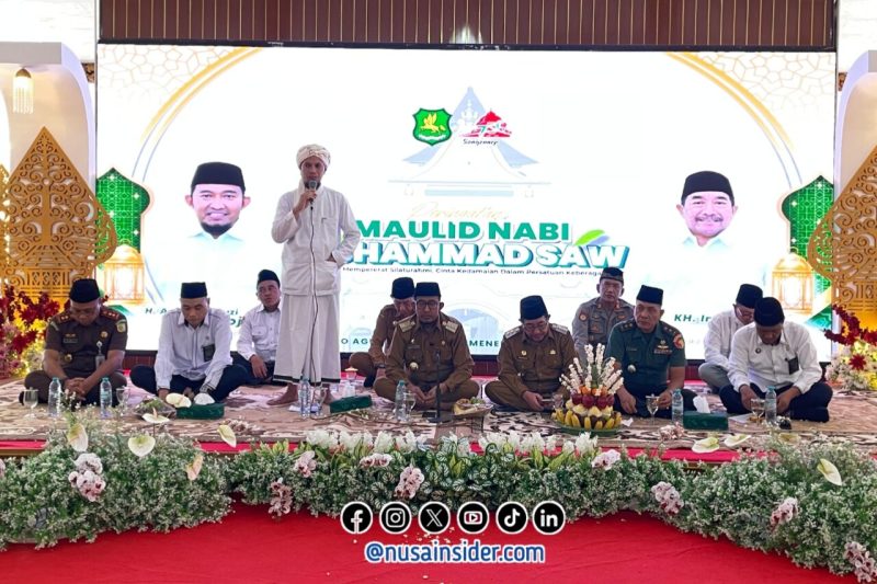 Foto. Kegiatan Maulid Nabi Muhammad SAW di Pendopo Sumenep