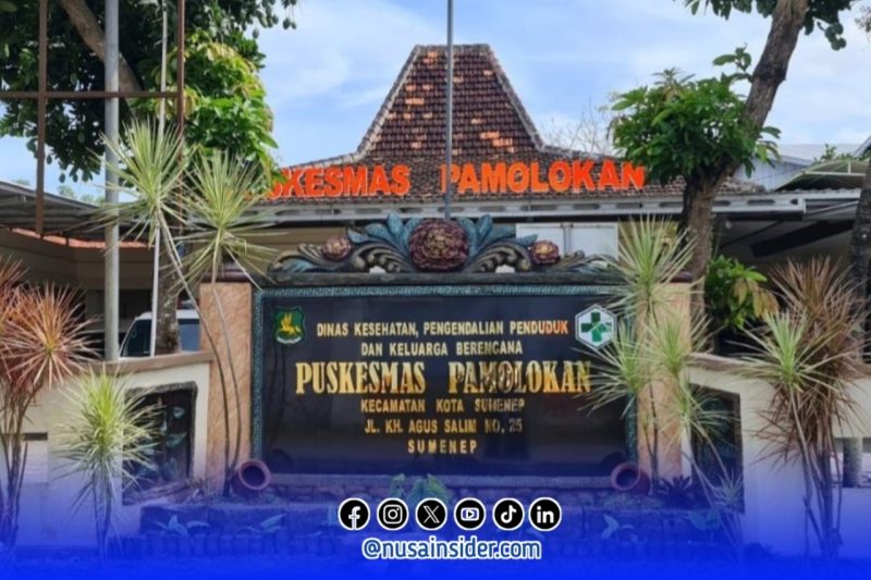 Foto. Tampak Puskesmas Pamolokan Sumenep dari Depan