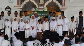Foto. Momen Kegiatan Maulid Nabi di SDN Pancor II Kepulauan Sapudi Sumenep