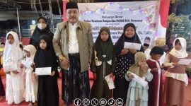 Foto. Kegiatan Maulid Nabi dan Santunan Anak Yatim Bakesbangpol Sumenep