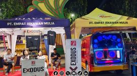 Foto. Stand PT Empat Sekawan Mulia dalam gelaran Madura Ethnic Carnival 2025.