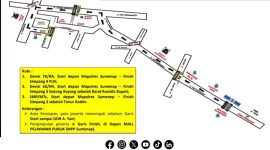 Foto. Layout Rute Festival Drumband 2025.