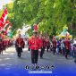 Foto. Salahsatu Peserta terakhir di Garis Finish dalam Gelaran Festival Drumband Pelajar 2025 Sumenep. 