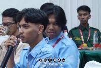 Foto. Mahasiswa BEM KM Uniba Madura di Forum Nasional. 
