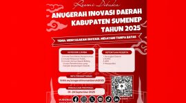 Foto. Flayer Anugera Inovasi Daerah Sumenep. 