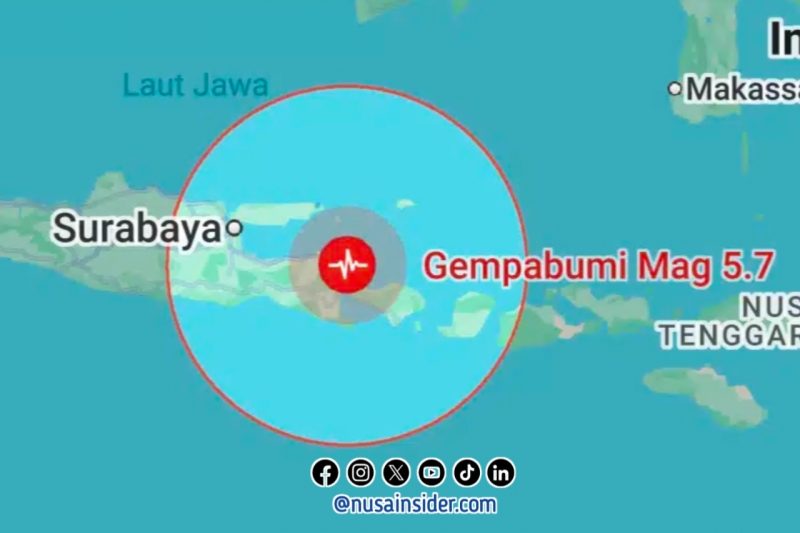 Foto. Titik Lokasi Gempa Hari ini di Jawa Timur, Kamis 25 September 2025.