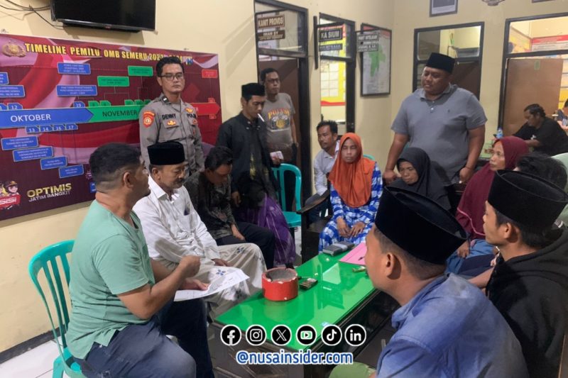 Foto. Polsek Lenteng saat memfasilitasi Terduga Kasus Pelecehan dan Pencurian warga Desa Ellak Daya kecamatan Lenteng Sumenep