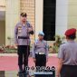 Foto. Kapolres Sumenep AKBP Rivanda, S.I.K di Momen Kenaikan Pangkat Anggotanya. 
