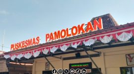 Foto. Tampilan Puskesmas Pamolokan tampak dari Depan. 