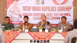 Foto. Kegiatan Tatap Muka Kapolres Sumenep bersama warga kecamatan Kota