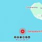 Foto. Titik Lokasi Gempa Bumi Malam Ini, 30 September 2025 dipantau Aplikasi Maps 
