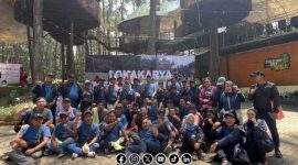 Foto Bersama Pimred Media Madura Bersama KKKS Jabanusa di Rangkaian kegiatan Lokakarya Media Semarang - Jawa Tengah. 