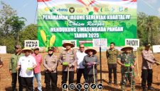 Foto. Penanaman Jagung Serentak Kuartal IVdl dalam rangka mendukung swasembada pangan Tahun 2025