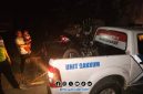 Foto. Kendaraan pelaku Tabrak Lari di Sumenep saat dibawa ke Polres Setempat. 