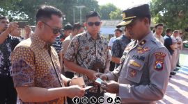 Foto. Tim Penegakan Ketertiban dan Disiplin (Gaktiblin) dari Bidang Profesi dan Pengamanan (Bidpropam) Polda Jawa Timur saat melaksanakan pemeriksaan internal di Polres Sumenep
