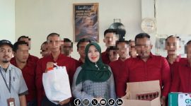 Foto. Pemberian Bansos kepada Pengguna narkoba di Rumah Rehab Ghana