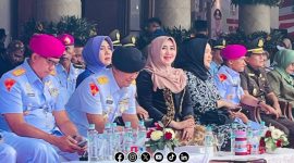 Foto. Senator Asal Jatim, Dr Lia Istifhama saat menghadiri HUT ke-80 Jawa Timur