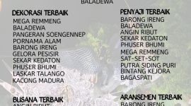 Foto. Flayer Juara Festival Musik Tong-Tong se Madura 2025