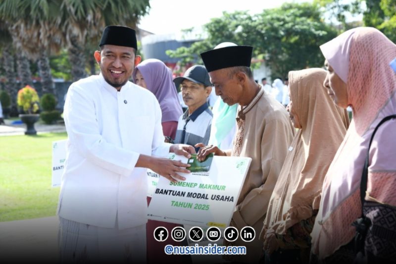 Foto. Program Sumenep Makmur Baznas Sumenep yang diserahkan Langsung Bupati Sumenep Dr H Achmad Fauzi Wongsojudo, SH., MH dalam momentum HSN 2025