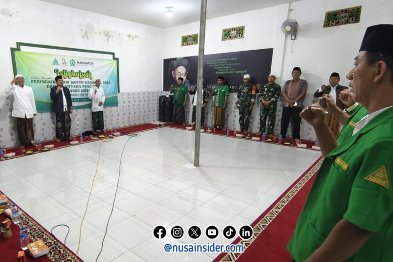 Foto. Pelantikan dan peringatan Hari Santri Nasional 2025 PAC GP Ansor Sumenep