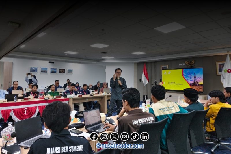 Foto. Audiensi Aktivis Badan Eksekutif Mahasiswa (BEM) Sumenep ke SKK Migas Jabanusa, Rabu 5 November 2025.