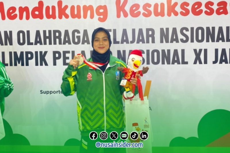 Foto. Atlet Pencak Silat dari Perguruan Silat Nasional (PSN) Perisai Putih Cabang Sumenep, Fetum Muksin Alkatiri. 