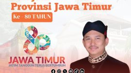 Foto. Ucapan Selamat Hari Jadi Jawa Timur ke - 80 dari Kepala Bappeda Sumenep, Dr Ir Arif Firmanto, S.TP., M.Si.IPU ASEAN Eng. 