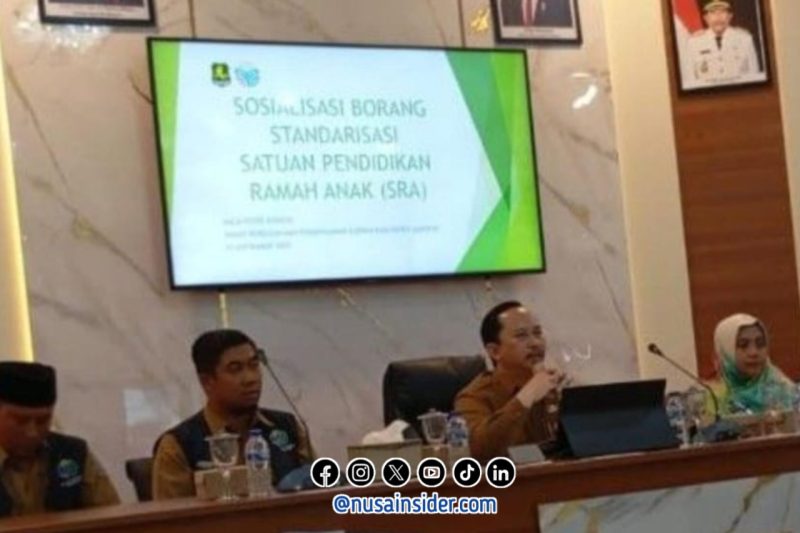 Foto. Kegiatan Sosialisasi Standarisasi Satuan Pendidikan Ramah Anak (SRA) Tahun 2025.