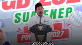 Foto. Wakil Bupati Sumenep, KH Imam Hasyim, SH.,MH saat menghadiri Kegiatan Focus Grup Discussion (FGD) Persatuan Wartawan Republik Indonesia (PWRI) Sumenep di Pendopo Agung Keraton Sumenep. 