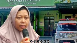 Foto. Kepala Puskesmas Pandian, Dr Fatimatul Insaniyah. 