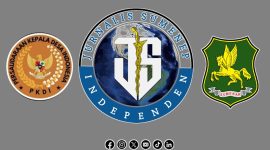 Foto. Logo Pemkab Sumenep (Kanan), Logo JDI Sumenep (Tengah), Logo PADA Sumenep (Kiri). 