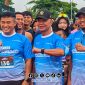 Foto Bersama Pelepasan Myze Fun Run 2025 di Sumenep yang dihadiri Langsung Banggar DPR RI MH Sa'id Abdullah, Bupati Achmad Fauzi Wongsojudo dan Forkopimda Setempat. 